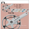 Multi color bike chainwheel bicycle crankset